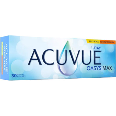 Acuvue Oasys MAX 1-Day Multifocal for Astigmatism (30 lenti)