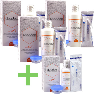 Cleadew for Soft Pacco Risparmio (3x 385ml + 1x 128ml)