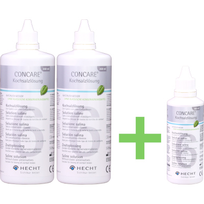 Concare Soluzione Salina Pacco Risparmio (2x 360ml + 1x 100ml)