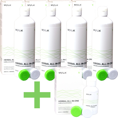 MYLK Herbal Pacco Risparmio (4x 350ml + 1x 60ml)