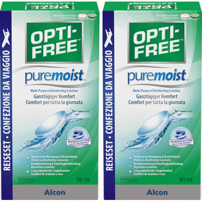 Opti-Free PureMoist Set da viaggio (2 x 90ml)