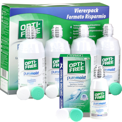 Opti-Free PureMoist Pacco risparmio (4 x 300ml)