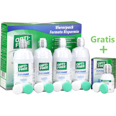 Opti-Free PureMoist Pacco risparmio (4 x 300ml)