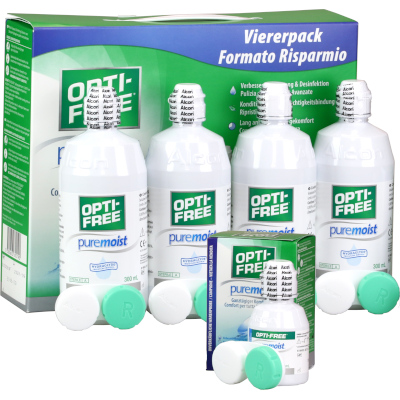 Opti-Free PureMoist Pacco risparmio (4 x 300ml)