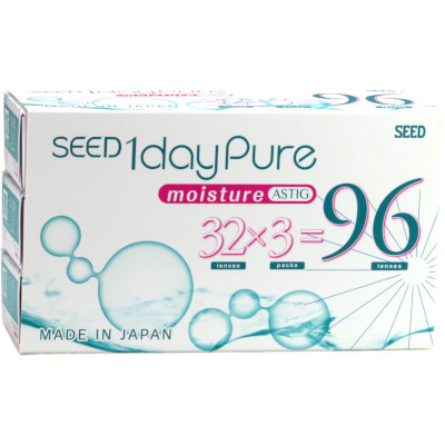 SEED 1day Pure Moisture for Astigmatism (96 lenti)